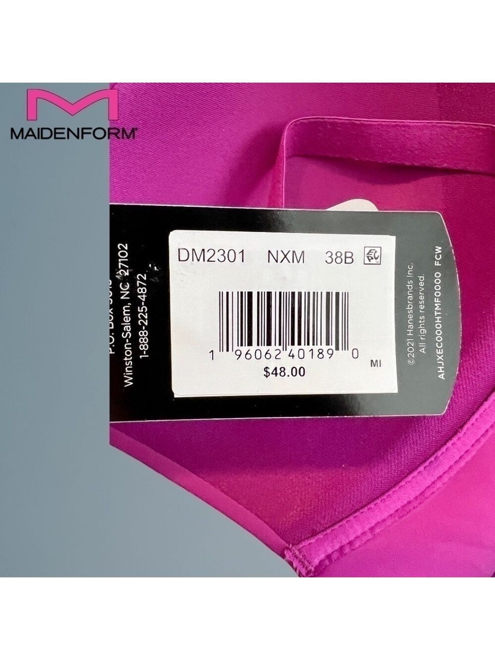 MAIDENFORM One Fabulous Fit Convertible Strap Wireless Shaping Bra NWT/38B - Picture 9 of 12